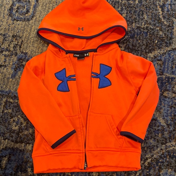 Other - Bright orange under armour hoodie